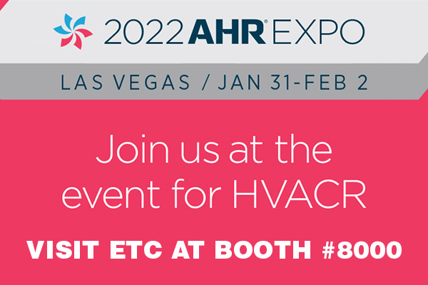 Stop by booth #8000 at AHR Expo 2022 in Las Vegas